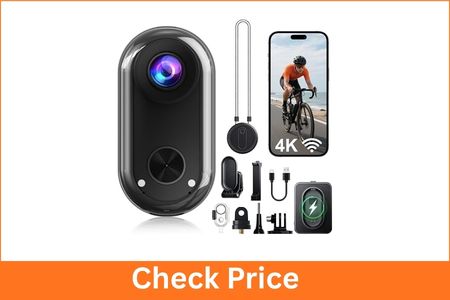 UNXAI 4K Mini 128GB Wearable Body Camera
